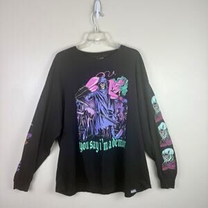 Broken Promises Mens Skulls Reaper Long Sleeve Shirt XXL